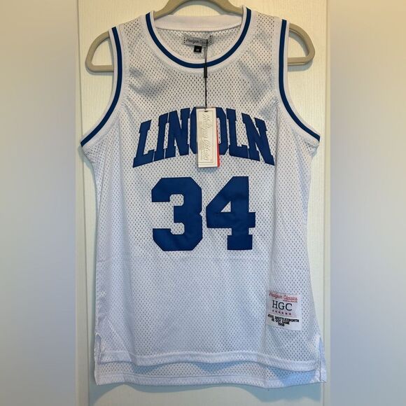 Jesus Shuttlesworth #34 He Got Game White Jersey - XS Unisex - Headgear Classics - Picture 4 of 8